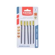 EXTOL PREMIUM PLÁTKY DO PŘÍMOČARÉ PILY 5KS, 75X2,5MM, HCS, 8805503 - PILOVÉ LISTY PLÁTKY DO PŘÍMOČARKY - PŘÍSLUŠENSTVÍ