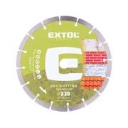 EXTOL CRAFT KOTOUČ DIAMANTOVÝ ŘEZNÝ SEGMENTOVÝ - SUCHÉ ŘEZÁNÍ, O 230X22,2X2,6MM, 903035 - DIA KOTOUČ 230 MM{% if kategorie.adresa_nazvy[0] != zbozi.kategorie.nazev %} - PŘÍSLUŠENSTVÍ{% endif %}