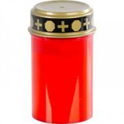 KAHAN S LED SVÍČKOU ČERVENÝ, 12CM MAGICHOME TG-10, NA HROB, (SOUČÁST BALENÍ 2XAA) - SVÍČKY, SVÍCNY A JINÉ - DŮM A DOMÁCNOST, ELEKTRO..