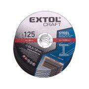 EXTOL CRAFT KOTOUČE ŘEZNÉ NA KOV, 5KS, O 125X1,0X22,2MM, 106902 - ŘEZNÝ KOTOUČ 125 MM - PŘÍSLUŠENSTVÍ