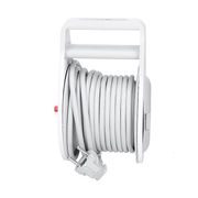 BUBEN VNITŘNÍ 2Z, 10M, 3 X 1,0MM2, 14X12X20,5CM, Ø14CM, ŠEDÝ KABEL, USB A+C - PRODLUŽOVACÍ KABELY - PŘÍSLUŠENSTVÍ