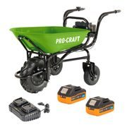 SADA AKU KOLEČKA PWB270 S DVĚMA BATERIEMI 20/4 A NABÍJEČKOU | SPWB270/2X20-4TURBO/20-2 PROCRAFT - AKU KOLEČKA, MOTÚČKA{% if kategorie.adresa_nazvy[0] != zbozi.kategorie.nazev %} - STAVEBNÍ TECHNIKA{% endif %}