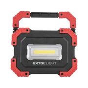 EXTOL LIGHT REFLEKTOR LED, 1000LM, USB NABÍJENÍ S POWERBANKOU, LI-ION, 43272 - LED SVĚTLA - SVÍTIDLA