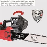 SCHEPPACH CSE 2700 ŘETĚZOVÁ PILA S ELEKTRICKÝM MOTOREM 2700 W - ELEKTRICKÉ ŘETĚZOVÉ PILY - ZAHRADA