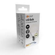 LED ŽÁROVKA, MINIGLOBE, 8W, E14, 4000K, 720LM, BÍLÉ PROVEDENÍ - PATICE E14 (ÚZKÝ ZÁVIT) - SVÍTIDLA