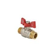 KULOVÝ KOHOUT MOTÝL, ČERVENÝ, KR.219 1/2"MM | KR.219 1/2"MM PROCRAFT - PŘÍSLUŠENSTVÍ (KOHOUTY, ŠROUBENÍ,...) - SANITA