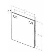 NEREZOVÁ REVIZNÍ DVÍŘKA 500X500 - REVIZNÍ A VANOVÁ DVÍŘKA - DŮM A DOMÁCNOST, ELEKTRO..