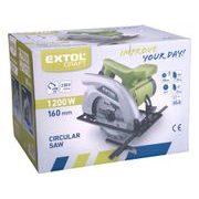 EXTOL CRAFT PILA KOTOUČOVÁ, 160MM, 1200W, 405224 - PRŮMĚR KOTOUČE DO 165 MM - ELEKTRICKÉ NÁŘADÍ