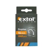 EXTOL PREMIUM SPONY OBLÉ, BALENÍ 1000KS, 14MM, 7,55X0,52X1,2MM, 8852305 - SPONY DO SPONKOVAČKY - PŘÍSLUŠENSTVÍ