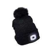 EXTOL LIGHT ČEPICE S ČELOVKOU 4X45LM, USB NABÍJENÍ, ČERNÁ SE TŘPYTKOU A BAMBULÍ, UNIVERZÁLNÍ VELIKOST, 90% ACRYL A 10% POLYESTER, 43196 - ČEPICE, KŠILTOVKY, PONOŽKY A JINÉ{% if kategorie.adresa_nazvy[0] != zbozi.kategorie.nazev %} - PŘÍSLUŠENSTVÍ{% endif %}