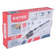 EXTOL PREMIUM ŘEZAČKA POLYSTYRÉNU, ODPOROVÁ AKU, USB NABÍJENÍ, 8891504 - AKU SPECIALITY - AKU NÁŘADÍ