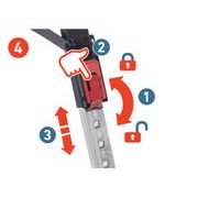 EXTOL PREMIUM KOZA STAVEBNÍ SKLÁDACÍ 1KUS, NOSNOST 550KG, VÝŠKA 60-85CM, 8859999 - PODPĚRY - DÍLNA A GARÁŽ