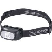 EXTOL LIGHT ČELOVKA 130LM CREE XPG, USB NABÍJENÍ, DOSVIT 40M, 5W CREE XPG LED, 43181 - LED SVĚTLA{% if kategorie.adresa_nazvy[0] != zbozi.kategorie.nazev %} - SVÍTIDLA{% endif %}