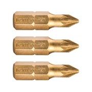 FORTUM HROT KŘÍŽOVÝ POZIDRIV, SADA 3KS, PZ 1X25MM,TITAN. ÚPRAVA, S2, 4741371 - STANDARDNÍ BITY PZ{% if kategorie.adresa_nazvy[0] != zbozi.kategorie.nazev %} - PŘÍSLUŠENSTVÍ{% endif %}