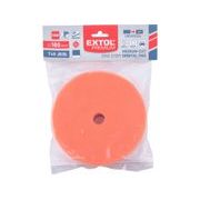 EXTOL PREMIUM KOTOUČ LEŠTÍCÍ PĚNOVÝ, ORBITÁLNÍ, T40, ORANŽOVÝ, ⌀180X25MM, SUCHÝ ZIP ⌀152MM, 8804554 - PRO LEŠTIČKY - PŘÍSLUŠENSTVÍ