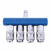 SCHEPPACH VZDUCHOVÁ ROZBOČKA SE 4 RYCHLOSPOJKAMI - RYCHLOSPOJKY - PNEU NÁŘADÍ