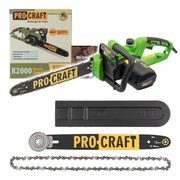 ELEKTRICKÁ PILA PROCRAFT K2000 | K2000 PROCRAFT - ELEKTRICKÉ ŘETĚZOVÉ PILY{% if kategorie.adresa_nazvy[0] != zbozi.kategorie.nazev %} - ZAHRADA{% endif %}