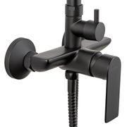 SPRCHOVÝ SLOUP S BATERIÍ MIXXUS PREMIUM ALEX 003-J BLACK, ČERNÁ | ALEX 003-J BLACK PROCRAFT - SPRCHOVÉ BATERIE - SANITA