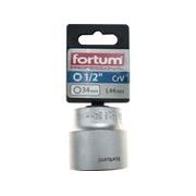 FORTUM HLAVICE NÁSTRČNÁ 1/2", 34MM, L 44MM, 4700434 - NÁSTRČNÉ HLAVICE, OŘECHY - RUČNÍ NÁŘADÍ