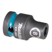 MAKITA E-16047 - KLÍČ NÁSTRČNÝ 1/2", ČTYŘHRAN, IMPACT BLACK, 8MM - NÁSTROJE ČTYŘHRAN 1/2" - MAKITA-SHOP