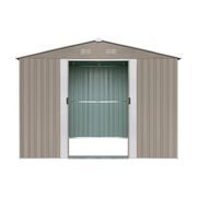 RIWALL PRO RMSA 12X10 BROWN ZAHRADNÍ DOMEK KOVOVÝ 3 X 3,7 M SE SEDLOVOU STŘECHOU HNĚDÝ - ZAHRADNÍ DOMKY - DŮM A DOMÁCNOST, ELEKTRO..