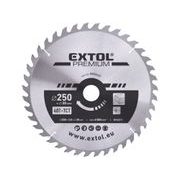 EXTOL PREMIUM KOTOUČ PILOVÝ S SK PLÁTKY, O 250X3,0X30MM, 40T, 8803241 - PRŮMĚR 230, 235, 240 A 250{% if kategorie.adresa_nazvy[0] != zbozi.kategorie.nazev %} - PŘÍSLUŠENSTVÍ{% endif %}