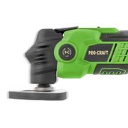 AKU MULTIFUNKČNÍ OSCILAČNÍ BRUSKA PMT22BB PROCRAFT (BEZ BATERIE A NABÍJEČKY) | PMT22BB PROCRAFT - AKU MULTIFUNKČNÍ BRUSKY (MULTITOOL) - AKU NÁŘADÍ