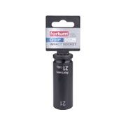 FORTUM HLAVICE NÁSTRČNÁ RÁZOVÁ 1/2", 21MM, L 78MM, CRMOV, 4703221 - RÁZOVÉ HLAVICE - RUČNÍ NÁŘADÍ