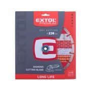 EXTOL PREMIUM KOTOUČ DIAMANTOVÝ ŘEZNÝ, SEGMENTOVÝ LONG LIFE - SUCHÉ ŘEZÁNÍ, 230X22,2X2,8MM, 108915 - DIA KOTOUČ 230 MM - PŘÍSLUŠENSTVÍ