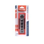 EXTOL PREMIUM VRTACÍ VODÍCÍ ŠABLONA, O 2-4-6-8-10-12MM, 8801920 - VRTÁKY, KORUNKY - PŘÍSLUŠENSTVÍ