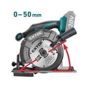 EXTOL INDUSTRIAL PILA KOTOUČOVÁ AKU SHARE20V, 165MM, BRUSHLESS, 20V LI-ION, BEZ BATERIE A NABÍJEČKY, 8791823 - EXTOL SHARE20V - AKU NÁŘADÍ - AKU NÁŘADÍ