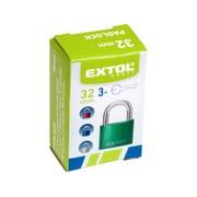 EXTOL CRAFT ZÁMEK VISACÍ LITINOVÝ BAREVNÝ, 32MM, 77010 - ZÁMKY VISACÍ - DÍLNA A GARÁŽ