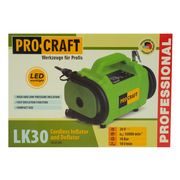 AKU KOMPRESOR S VYFUKOVACÍ PISTOLÍ LK30 PROCRAFT (BEZ BATERIE A NABÍJEČKY) | LK30 BB PROCRAFT - AKU KOMPRESORY - AKU NÁŘADÍ