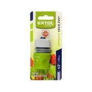 EXTOL CRAFT RYCHLOSPOJKA NA HADICI, 1/2" STOP VENTIL, 70102 - PLASTOVÉ SPOJKY - ZAHRADA
