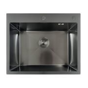 NEREZOVÝ DŘEZ MIXXUS MH6050 DECOR GRAPHITE SE SIFONEM, GRAFITOVÝ | MH6050 DECOR GRAPHITE MIXXUS - DŘEZY{% if kategorie.adresa_nazvy[0] != zbozi.kategorie.nazev %} - SANITA{% endif %}
