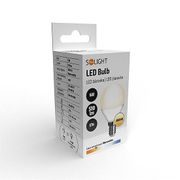 LED ŽÁROVKA, MINIGLOBE, 6W, E14, 3000K, 510LM, BÍLÉ PROVEDENÍ - PATICE E14 (ÚZKÝ ZÁVIT) - SVÍTIDLA