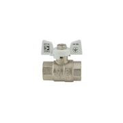 KULOVÝ KOHOUT MOTÝL, BÍLÝ, KR.217.W 1/2"FF | KR.217.W 1/2"FF PROCRAFT - PŘÍSLUŠENSTVÍ (KOHOUTY, ŠROUBENÍ,...) - SANITA