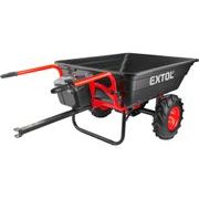 EXTOL PREMIUM DVOUKOLÁK NÁKLADNÍ S PŘEVODOVKOU AKU, 400KG, 225L, 40V LI-ION, 6AH, 8891592 - AKU KOLEČKA, MOTÚČKA - STAVEBNÍ TECHNIKA