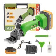 AKU STROJEK PRO STŘÍHÁNÍ OVCÍ PROCRAFT SC20 | SC20 PROCRAFT - PRO CHOVATELE{% if kategorie.adresa_nazvy[0] != zbozi.kategorie.nazev %} - KRMIVA{% endif %}