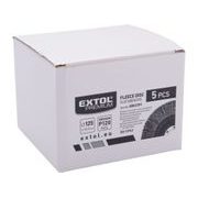 EXTOL PREMIUM KOTOUČ Z KORUNDOVÉHO BRUSNÉHO ROUNA KOMBINOVANÝ, CELOOBVODOVÝ, O 125X15MM, P120-STŘEDNÍ HRUBOST, 8803391 - LAMELOVÉ KOTOUČE - PŘÍSLUŠENSTVÍ