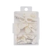 EXTOL CRAFT HÁČKY PLASTOVÉ UNIVERZÁLNÍ 3 ROZMĚRY, SADA 16KS, 16KS, 1451 - HÁČKY NA ZEĎ - PŘÍSLUŠENSTVÍ