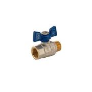 KULOVÝ KOHOUT MOTÝL, MODRÝ, KR.218.B 1/2"FM | KR.218.B 1/2"FM PROCRAFT - PŘÍSLUŠENSTVÍ (KOHOUTY, ŠROUBENÍ,...) - SANITA