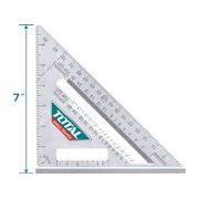 TOTAL ÚHLOMĚR, MĚŘÍTKO V PALCÍCH, 180X180MM, TMT61201 - ÚHLOMĚRY - MĚŘÍCÍ TECHNIKA