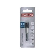 FORTUM DRŽÁK HROTŮ DO VRTAČKY, 1/4"X60MM, FIX-CLIP, CRV, 4743101 - MAGNETICKÉ DRŽÁKY BITŮ - PŘÍSLUŠENSTVÍ