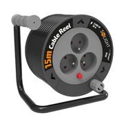 BUBEN VNITŘNÍ 3Z, 15M, 3X1,0MM2, 17X15X18CM, Ø15,5CM - PRODLUŽOVACÍ KABELY - PŘÍSLUŠENSTVÍ