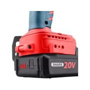 EXTOL PREMIUM UTAHOVÁK RÁZOVÝ 1/4" AKU SHARE20V, BRUSHLESS, 2AH, 8891814 - RÁZOVÝ UTAHOVÁK 18V - AKU NÁŘADÍ