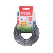 EXTOL PREMIUM ŽACÍ STRUNA DO SEKAČKY S JÁDREM, HVĚZDICOVÝ PROFIL, 3,0MM, 15M, PA66, 8870925 - ŽACÍ STRUNY - ZAHRADA