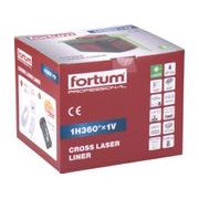 FORTUM LASER ZELENÝ LINIOVÝ, KŘÍŽOVÝ SAMONIVELAČNÍ, 1H360°X 1V, 4780209 - LINIOVÉ LASERY - MĚŘÍCÍ TECHNIKA