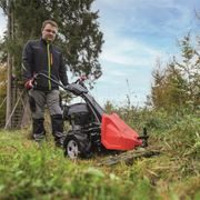 SCHEPPACH BMS 196-88 LIŠTOVÁ SEKAČKA NA VYSOKOU TRÁVU S POJEZDEM - LIŠTOVÉ SEKAČKY - ZAHRADA