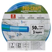 ZAHRADNÍ HADICÍ PROCRAFT PR-3KGH1350 3 VRSTVY, 1/2" 50M | PR-3KGH1350 PROCRAFT - HADICE 1/2" - ZAHRADA